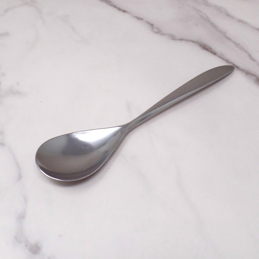 Vintage Wusthof Dreizack Pamir Stainless Steel MCM Flatware, Soup / Place Spoon